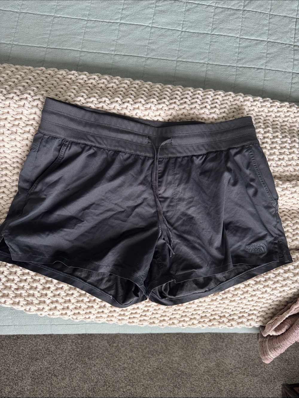 The North Face Women's Charcoal Black Athletic Shorts